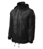 Jachetă de protecţie împotriva vântului unisex - Windy 524 - negru - MALFINI®