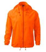 Jachetă de protecţie împotriva vântului unisex - Windy 524 - portocaliu neon - MALFINI®