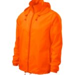 Jachetă de protecţie împotriva vântului unisex - Windy 524 - portocaliu neon - MALFINI®