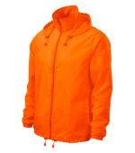 Jachetă de protecţie împotriva vântului unisex - Windy 524 - portocaliu neon - MALFINI®