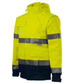Jachetă unisex - HV Guard 4 in 1 5V2 - galben reflectorizat - RIMECK®