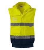 Jachetă unisex - HV Guard 4 in 1 5V2 - galben reflectorizat - RIMECK®