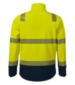 Jachetă softshell unisex - HV Drop 5V3 - galben reflectorizat - RIMECK®