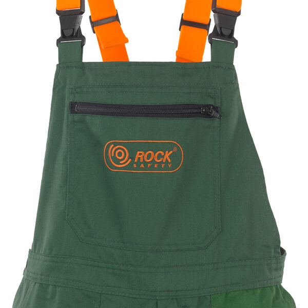 Pantaloni cu pieptar cu protecție împotriva ferăstrăului cu lanț - WOODCUTTER-BP - imagine 5