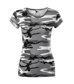Tricou pentru damă - Camo Pure C22 - camuflaj gri - MALFINI®