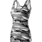 Top pentru damă - Camo Triumph C36 - camuflaj gri - MALFINI®