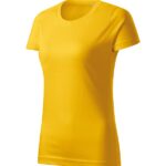 Tricou pentru damă - Basic Free F34 - galben - MALFINI®