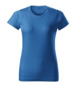 Tricou pentru damă - Basic Free F34 - albastru azuriu - MALFINI®