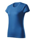 Tricou pentru damă - Basic Free F34 - albastru azuriu - MALFINI®