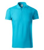 Tricou polo pentru bărbaţi - Joy P21 - turcoaz - PICCOLIO®