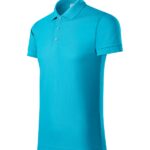 Tricou polo pentru bărbaţi - Joy P21 - turcoaz - PICCOLIO®