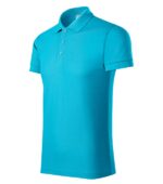 Tricou polo pentru bărbaţi - Joy P21 - turcoaz - PICCOLIO®