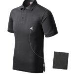 Tricou polo pentru bărbaţi - Resist Heavy Polo R20 - ebony gray - RIMECK®