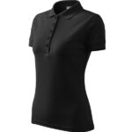 Tricou polo pentru damă - Reserve R23 - negru - RIMECK®