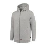Hanorac unisex - Hooded Sweat Jacket Washable 60°C T44 - grey melange - TRICORP