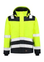 Jachetă de lucru unisex - Midi Parka High Vis Bicolor T51 - galben reflectorizat - TRICORP
