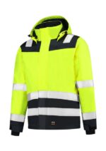 Jachetă de lucru unisex - Midi Parka High Vis Bicolor T51 - galben reflectorizat - TRICORP