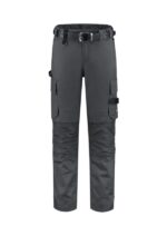 Pantaloni de lucru unisex - Work Pants Twill Cordura Stretch T62 - gri închis - TRICORP