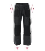 Pantaloni de lucru pentru bărbaţi - Ranger W03 - ebony gray - RIMECK®