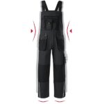 Salopetă pentru bărbaţi - Ranger W04 - ebony gray - RIMECK®