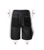 Pantaloni scurți de muncă pentru bărbaţi - Ranger W06 - ebony gray - RIMECK®