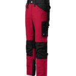 Pantaloni de lucru pentru bărbaţi - Vertex W07 - roşu marlboro - RIMECK®