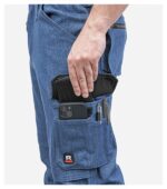 Blugi de muncă pentru bărbaţi - Vertex W08 - denim deschis - RIMECK®