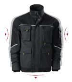 Jachetă de lucru pentru bărbaţi - Ranger W53 - ebony gray - RIMECK®