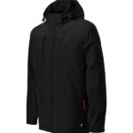 Jachetă softshell de iarnă pentru bărbaţi - Vertex W55 - negru - RIMECK®