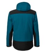 Jachetă softshell de iarnă pentru bărbaţi - Vertex W55 - albastru petrol - RIMECK®