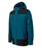 Jachetă softshell de iarnă pentru bărbaţi - Vertex W55 - albastru petrol - RIMECK®