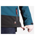 Jachetă softshell de iarnă pentru bărbaţi - Vertex W55 - albastru petrol - RIMECK®