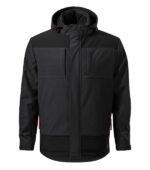 Jachetă softshell de iarnă pentru bărbaţi - Vertex W55 - ebony gray - RIMECK®