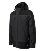 Jachetă softshell de iarnă pentru bărbaţi - Vertex W55 - ebony gray - RIMECK®